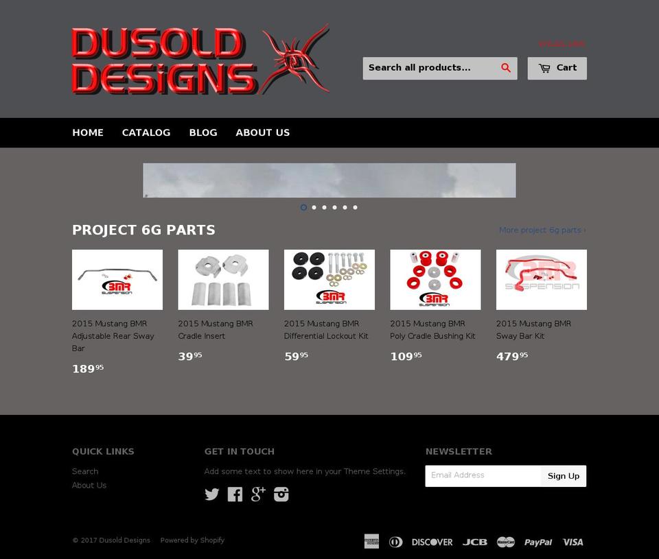 shopdusolddesigns.com shopify website screenshot