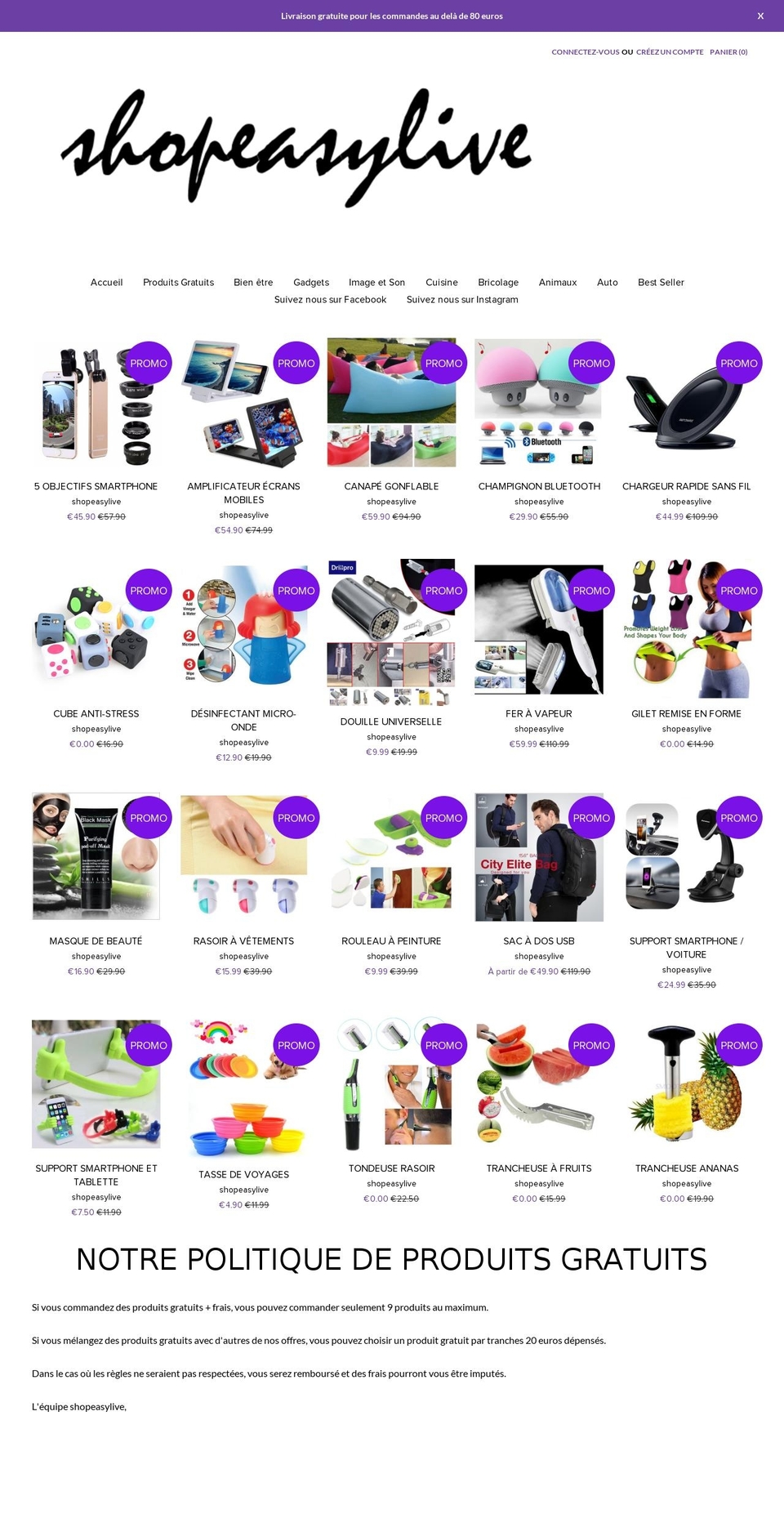 theme-shopify-1-1 Shopify theme site example shopeasylife.com