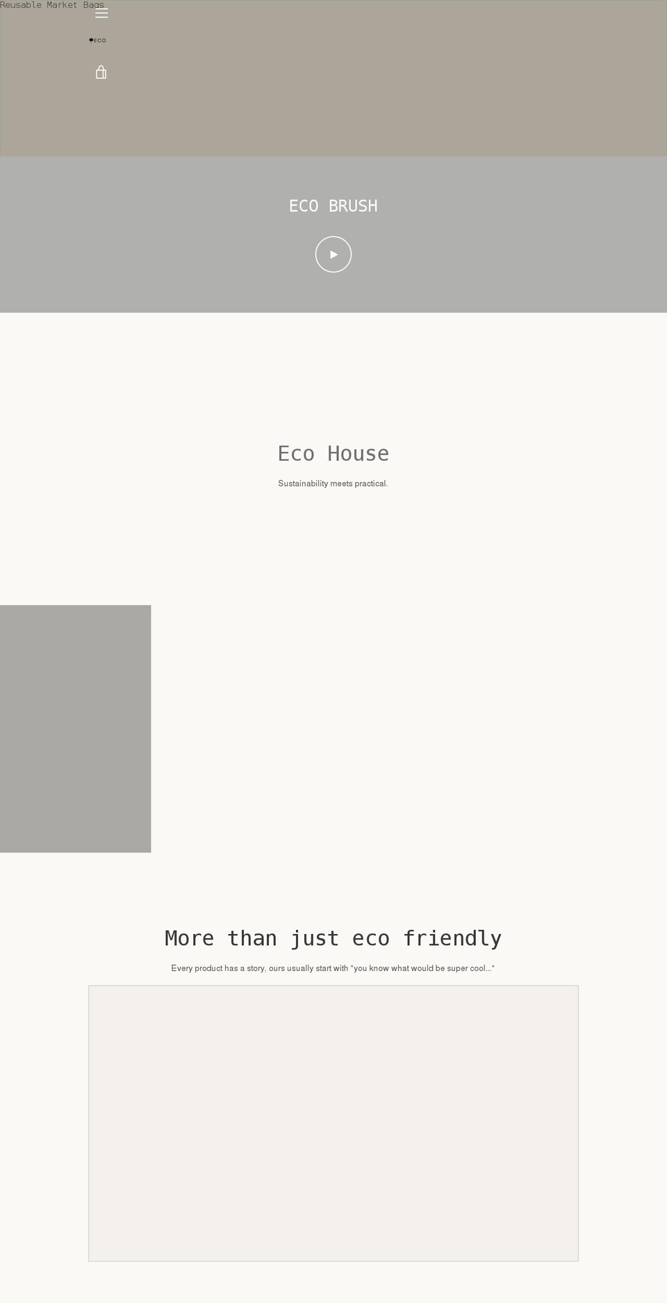 shopecohouse.com shopify website screenshot