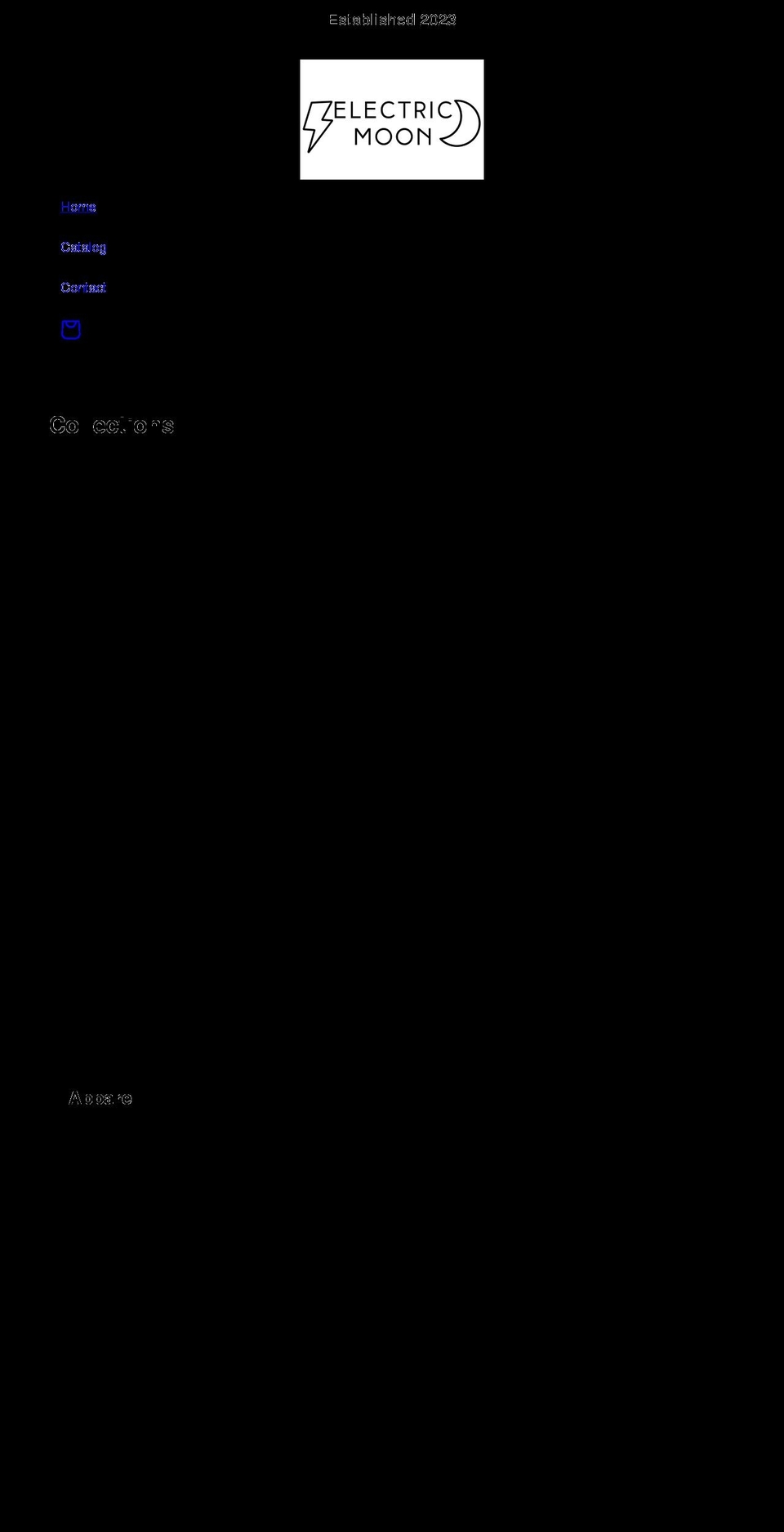 shopelectricmoon.com shopify website screenshot