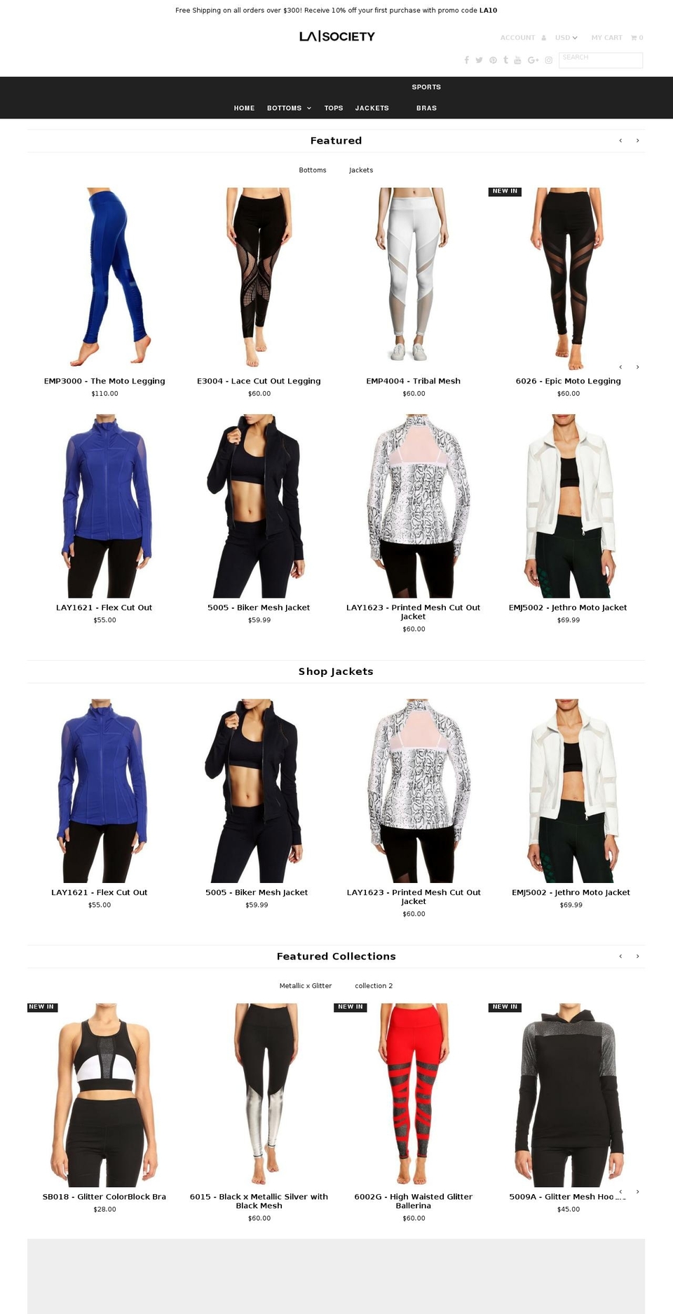 LA - 20 June Shopify theme site example shopeliteactive.com