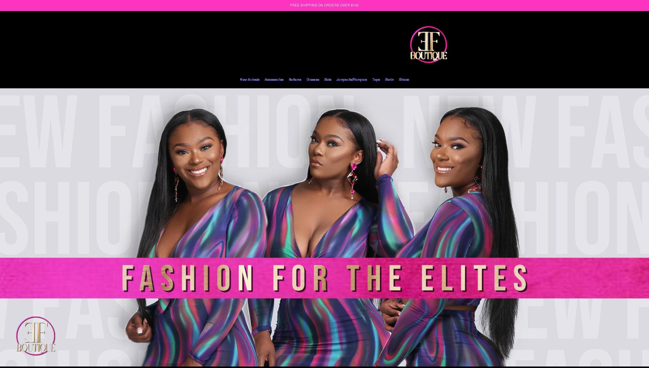 shopelitefashion.com — Shopify storefront screenshot