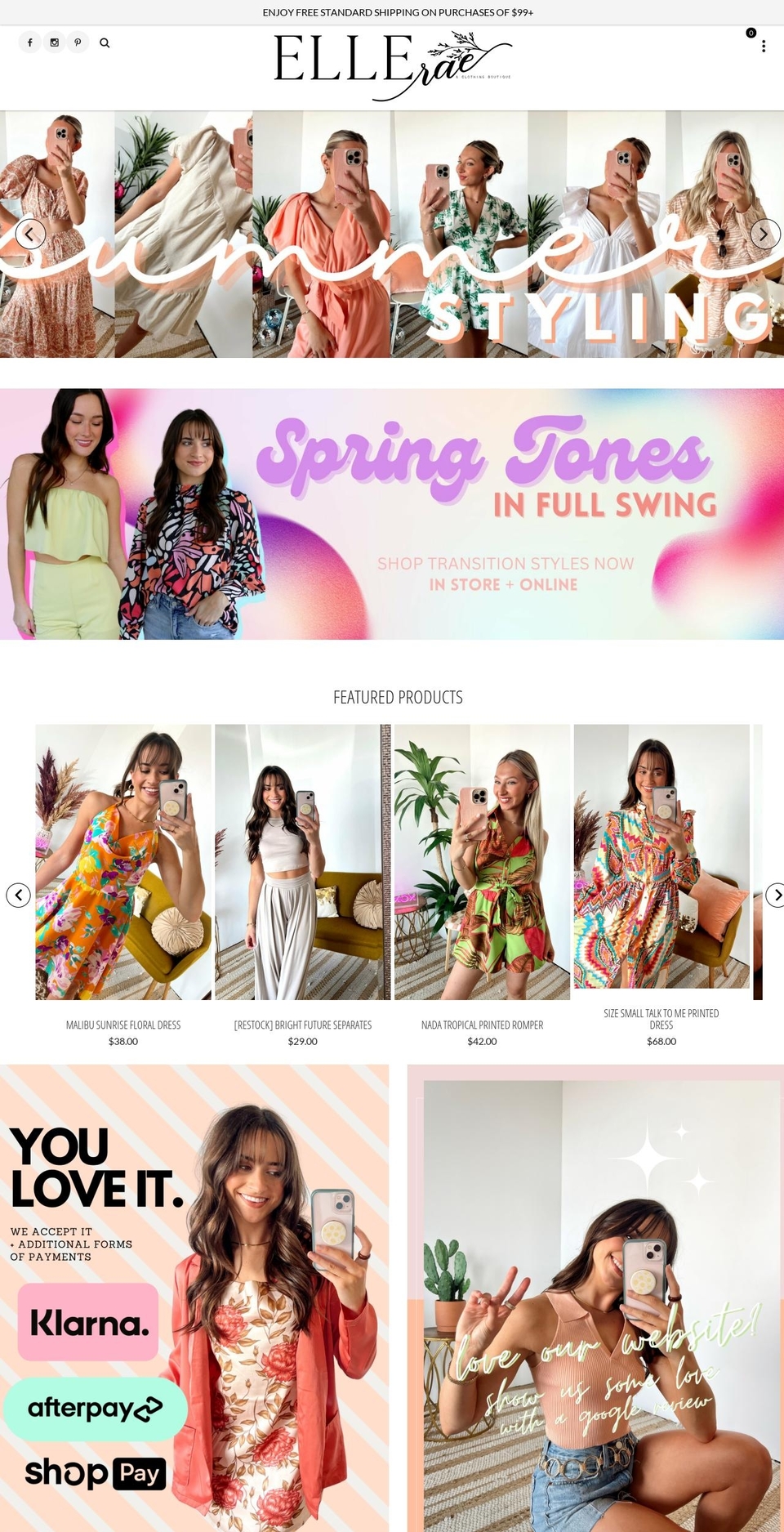 shopellerae.com — Shopify storefront screenshot