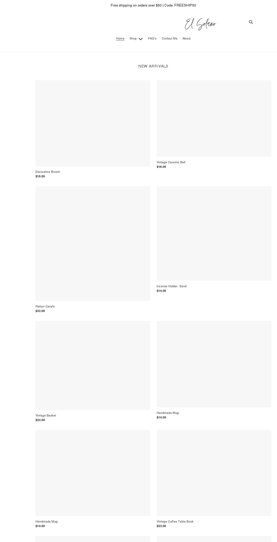 shopelsolano.com shopify website screenshot