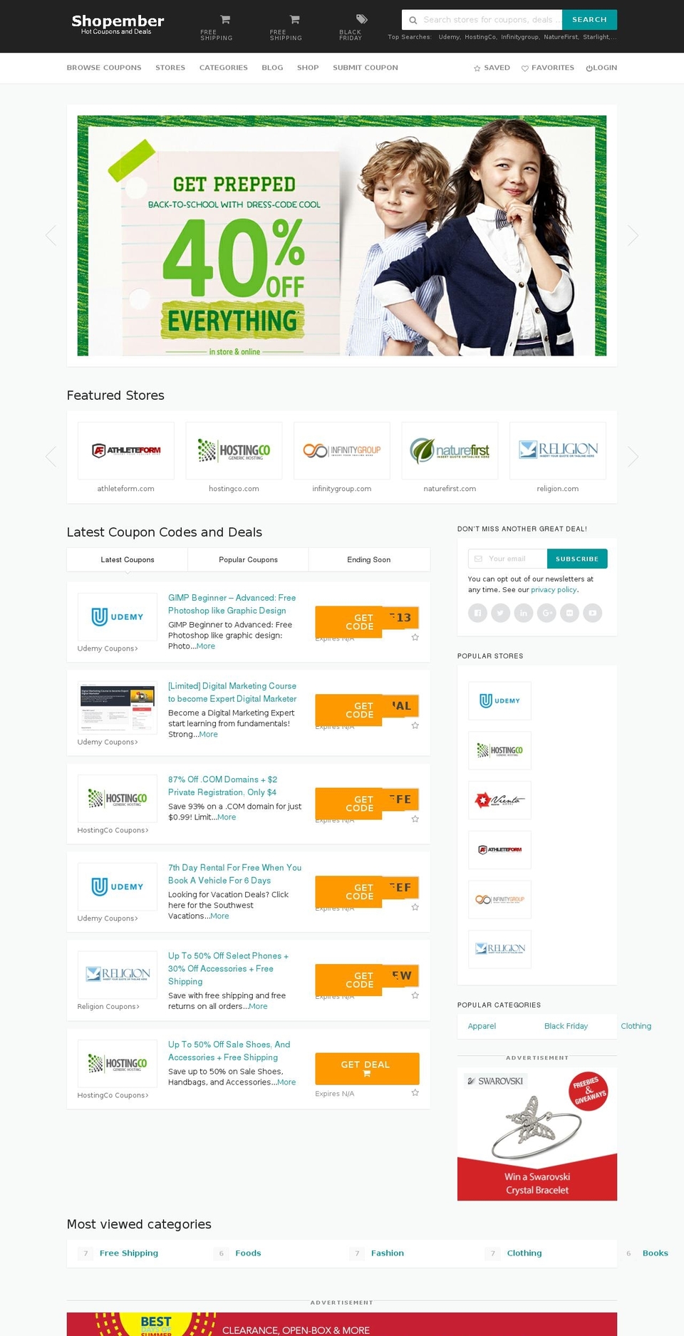 shopember.com — Shopify storefront screenshot