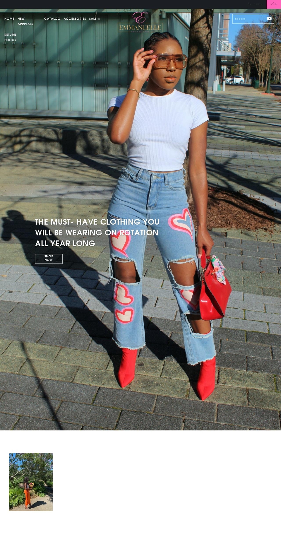 shopemmanuelle.com shopify website screenshot