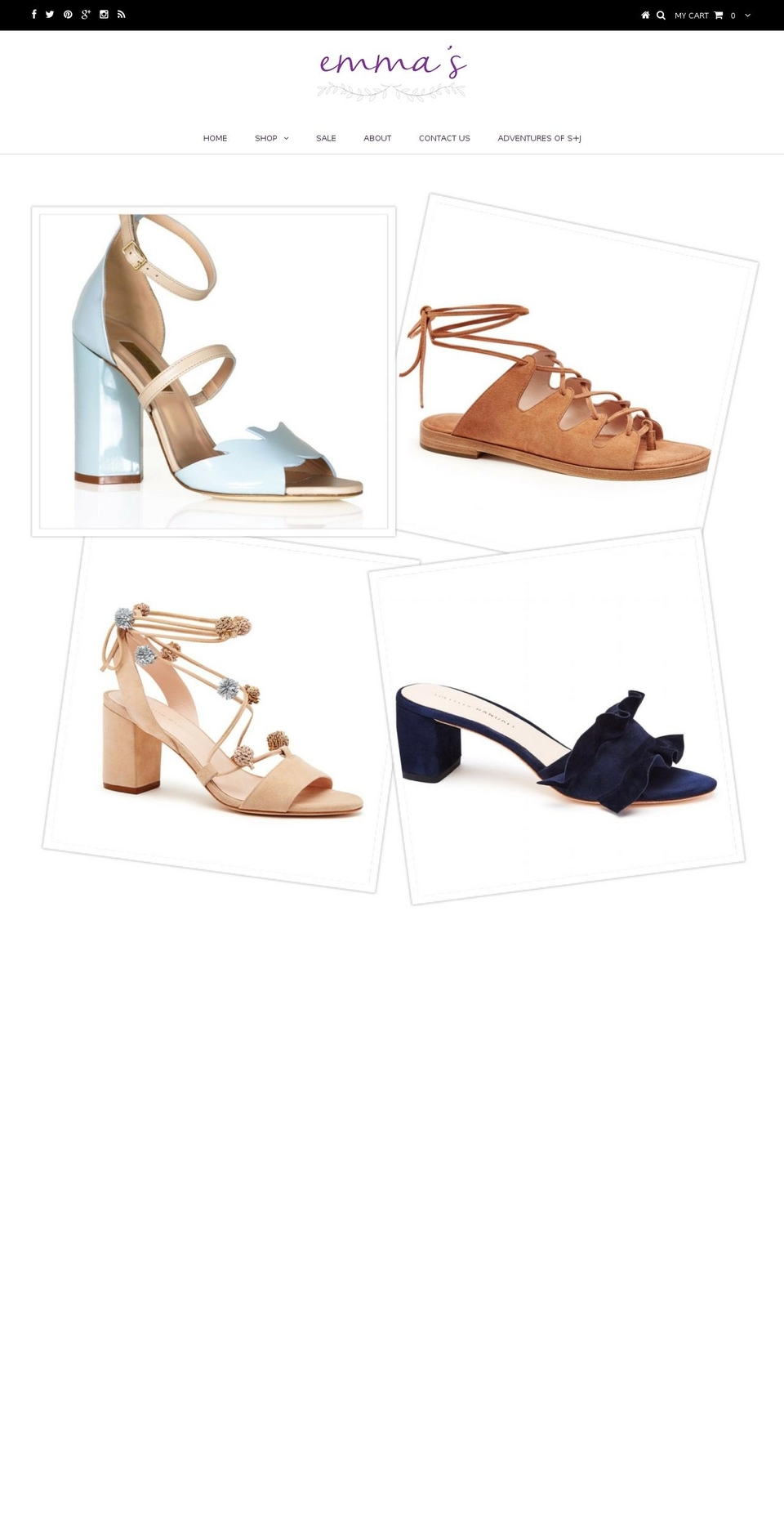 shopemmasshoes.com shopify website screenshot