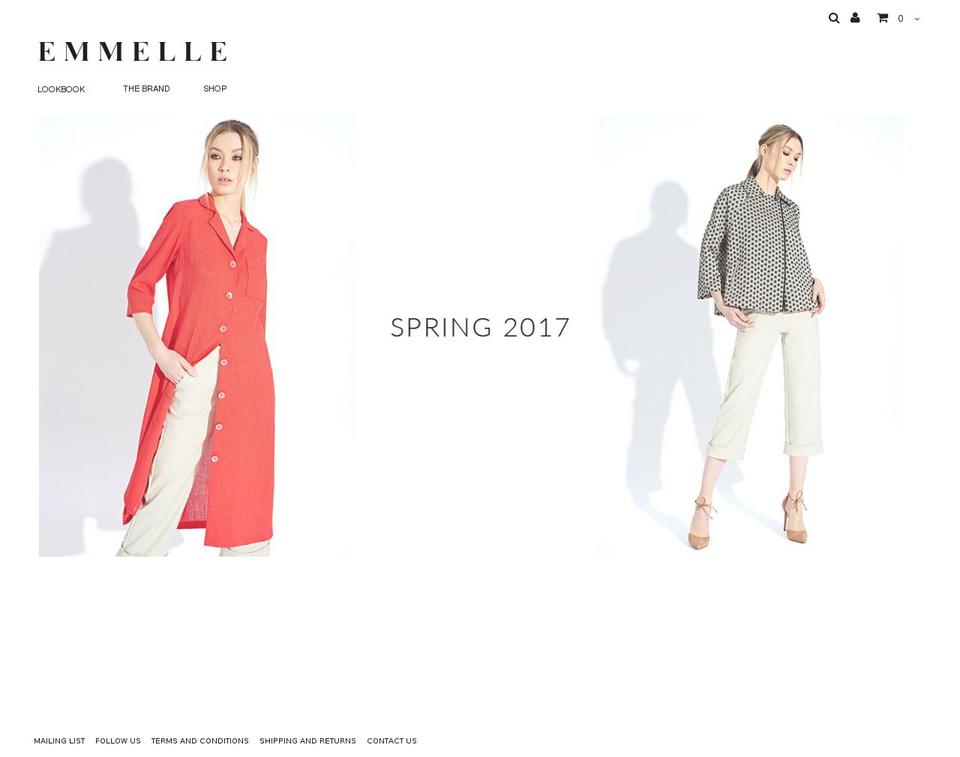 shopemmelledesign.com shopify website screenshot