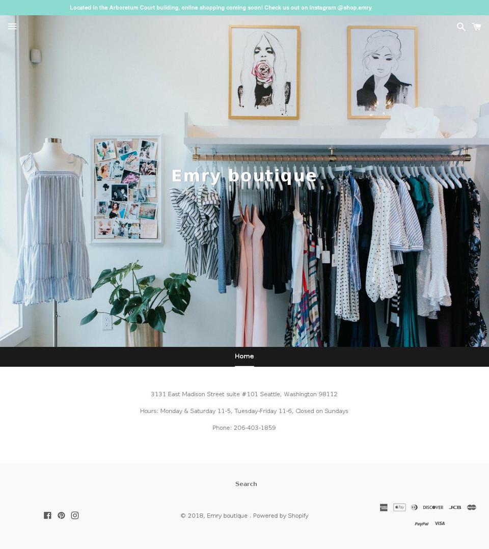 shopemry.com — Shopify storefront screenshot