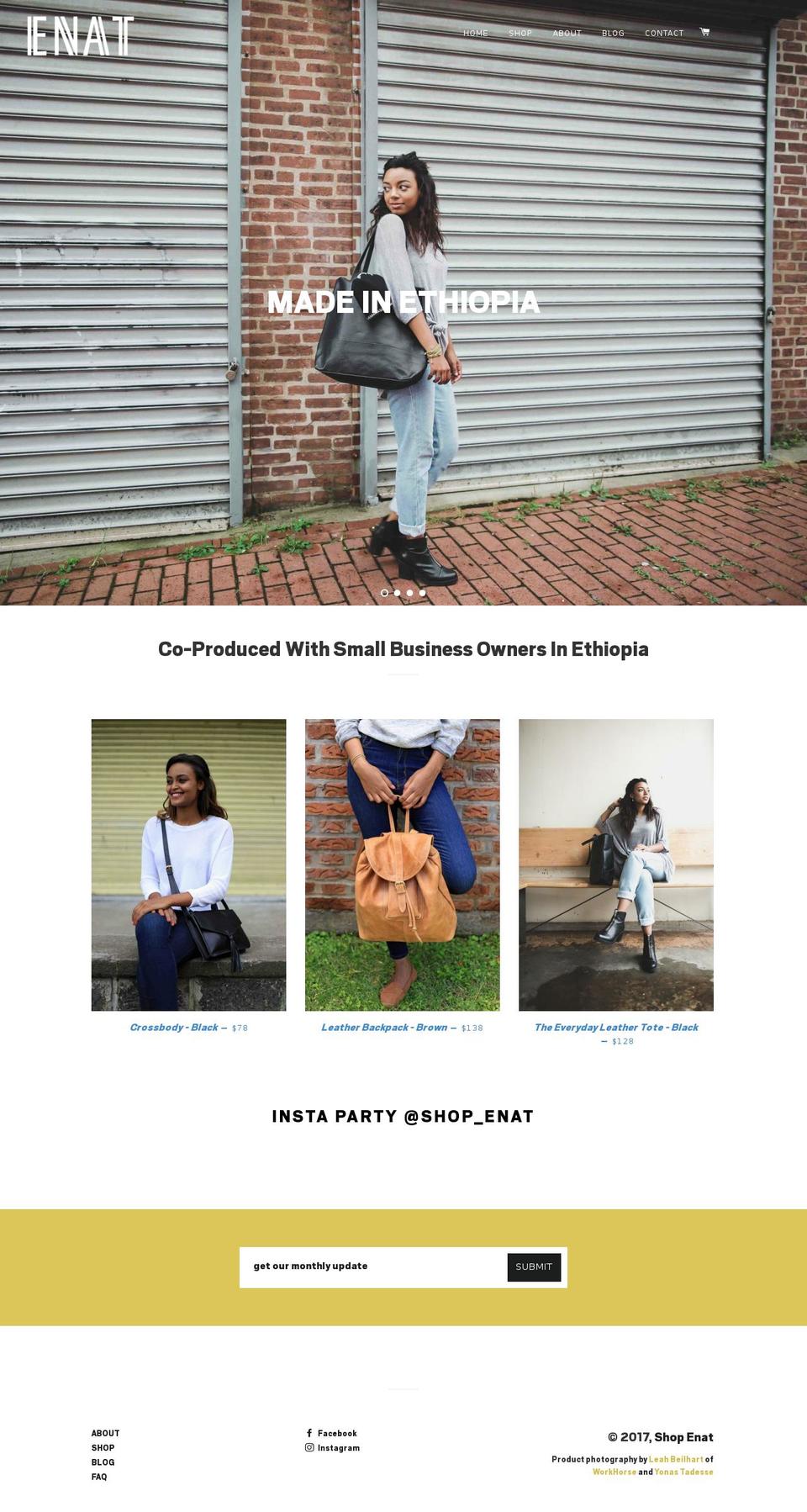 shopenat.com shopify website screenshot