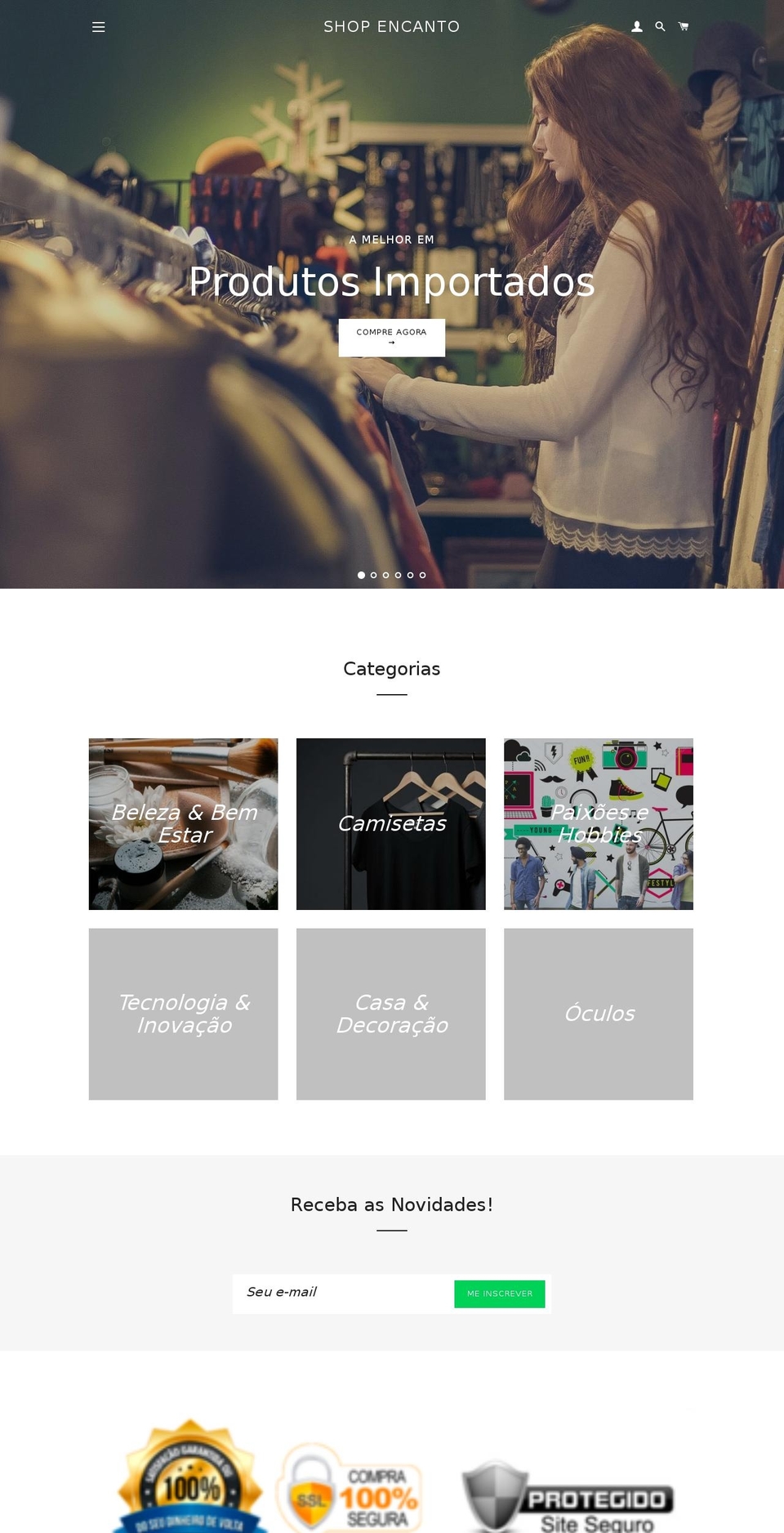 shopencanto.com — Shopify storefront screenshot