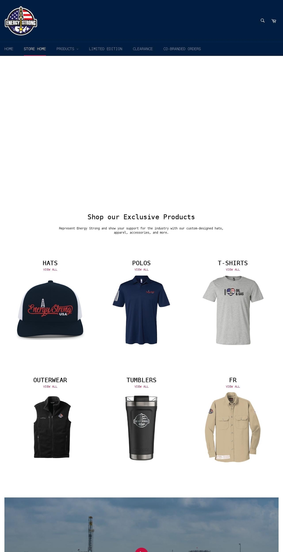 shopenergystrong.com shopify website screenshot