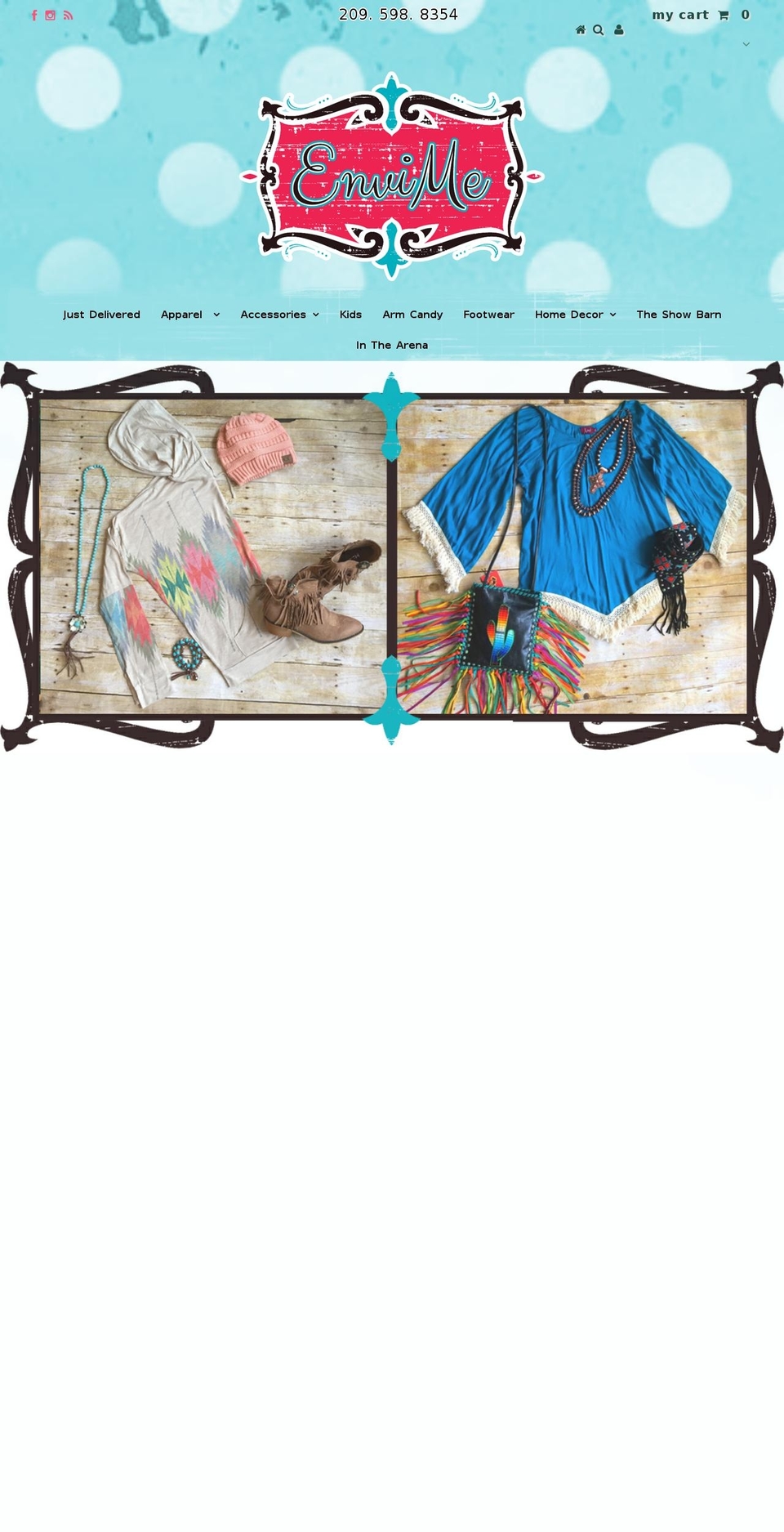 shopenvime.com shopify website screenshot