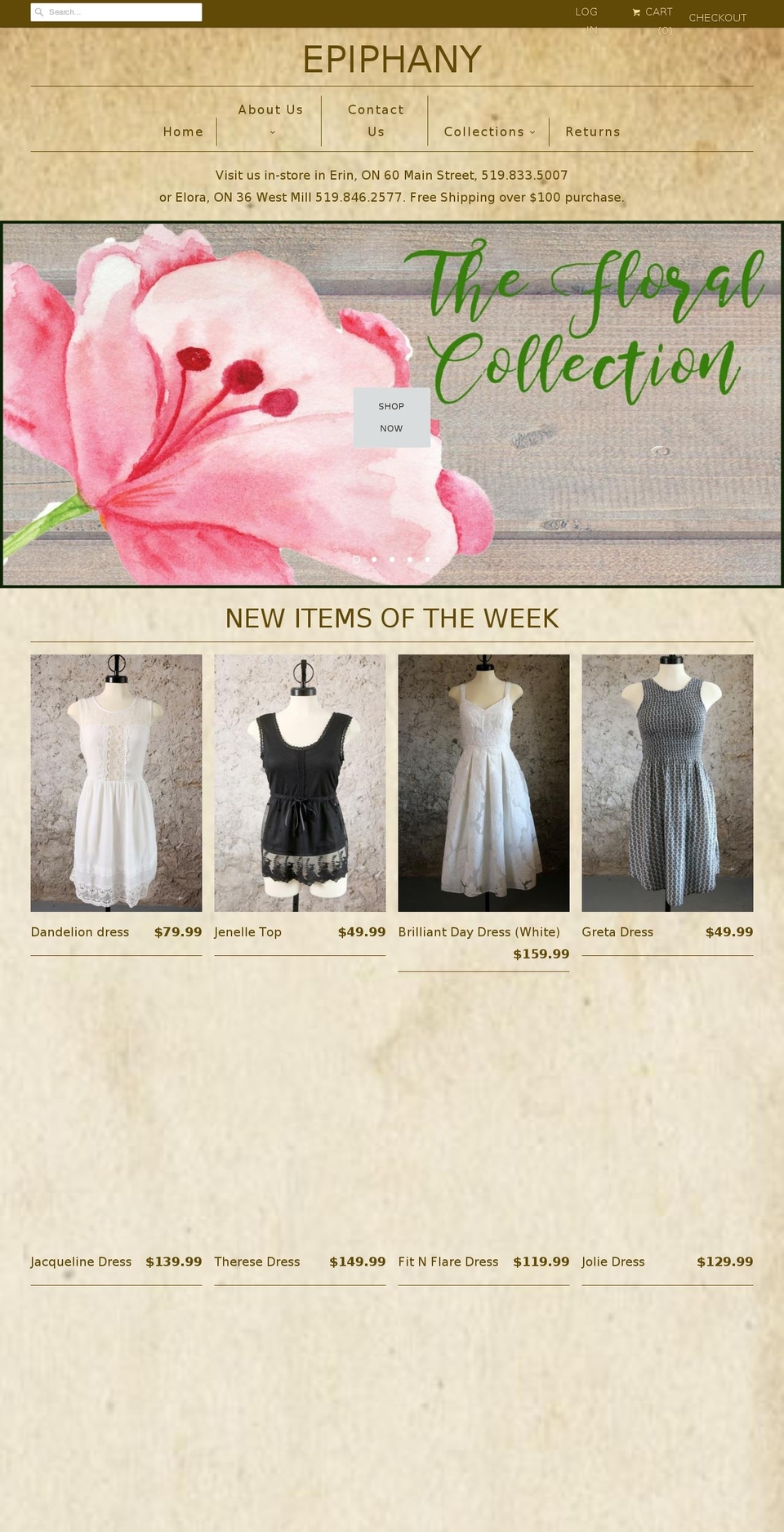 OOTS Support Shopify theme site example shopepiphanyapparel.ca
