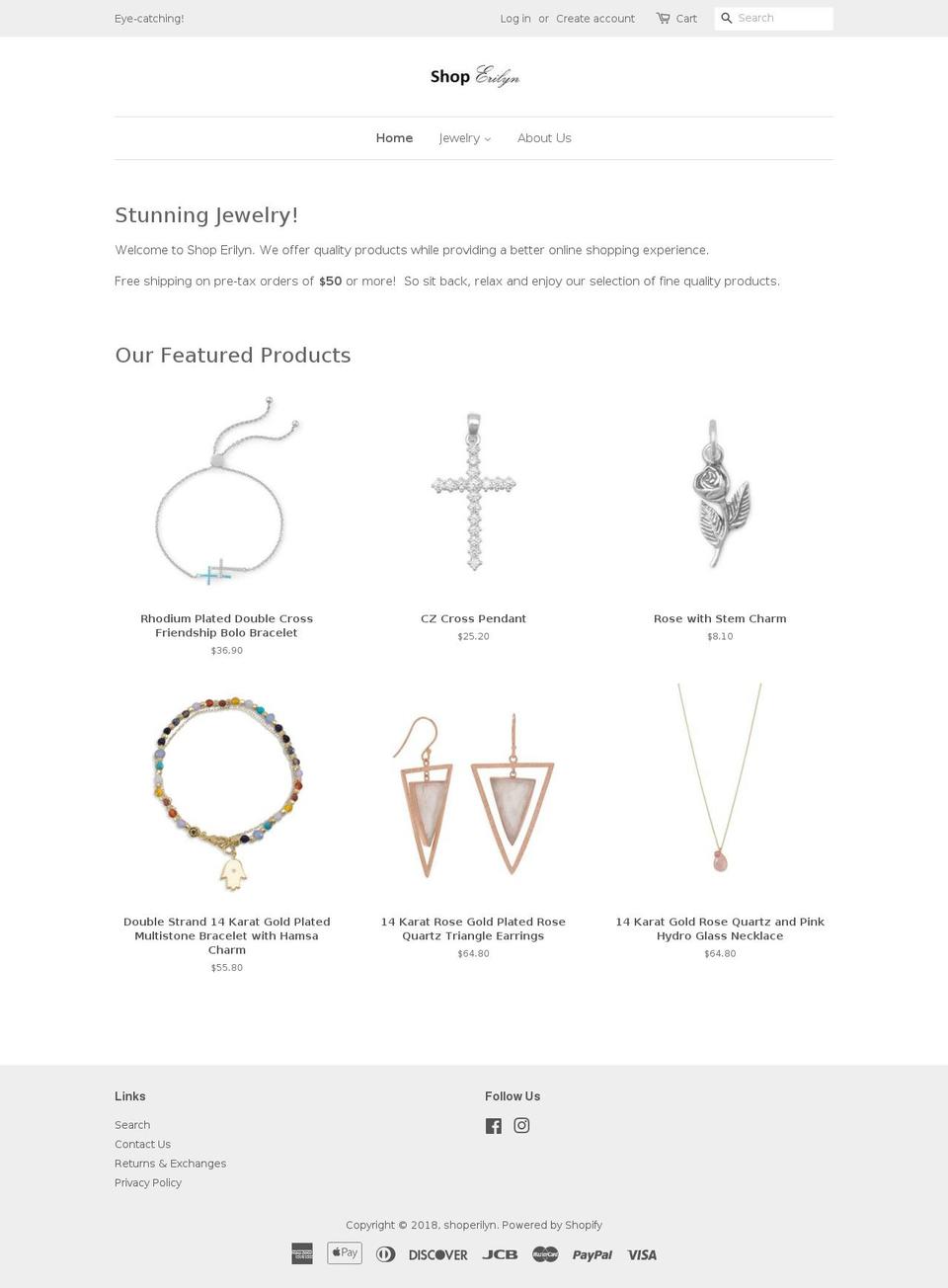 shoperilyn.com — Shopify storefront screenshot