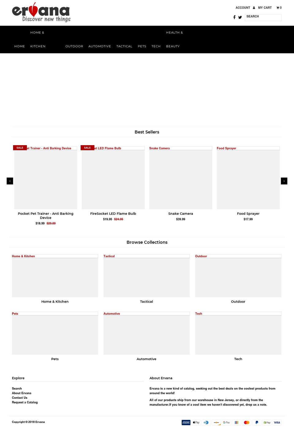 shopervana.com shopify website screenshot