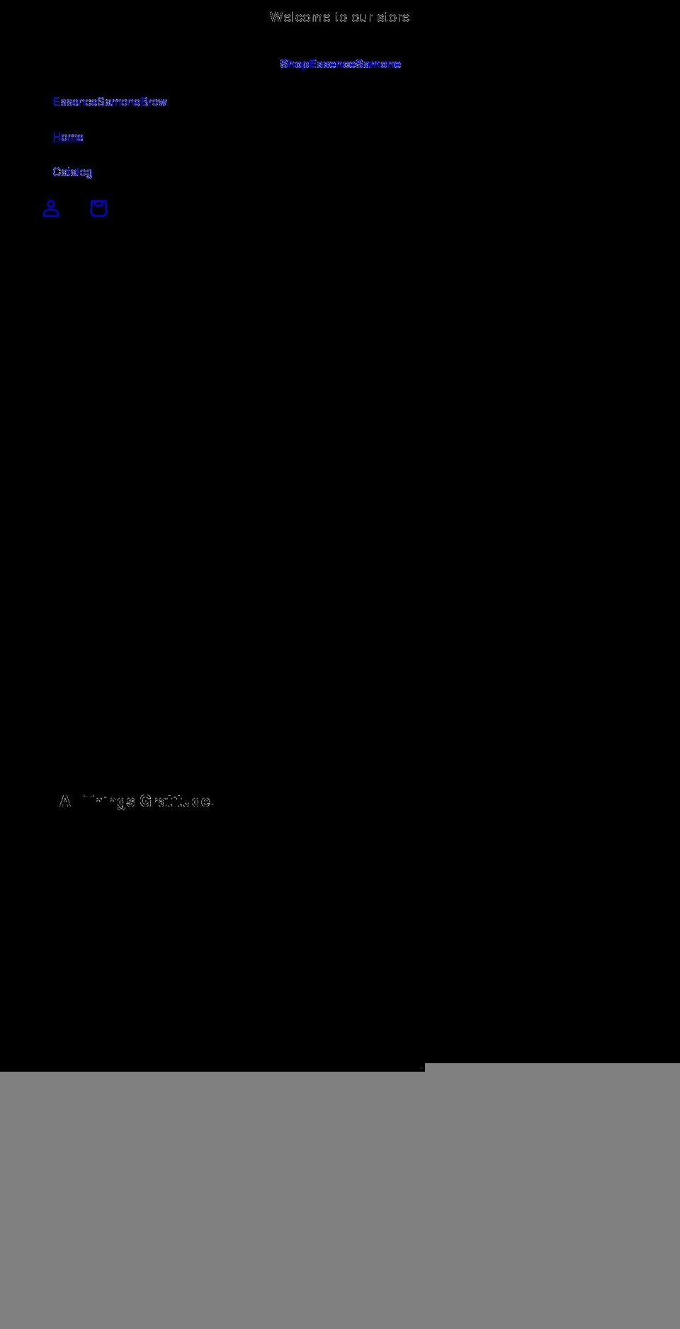 shopessencesamone.com shopify website screenshot