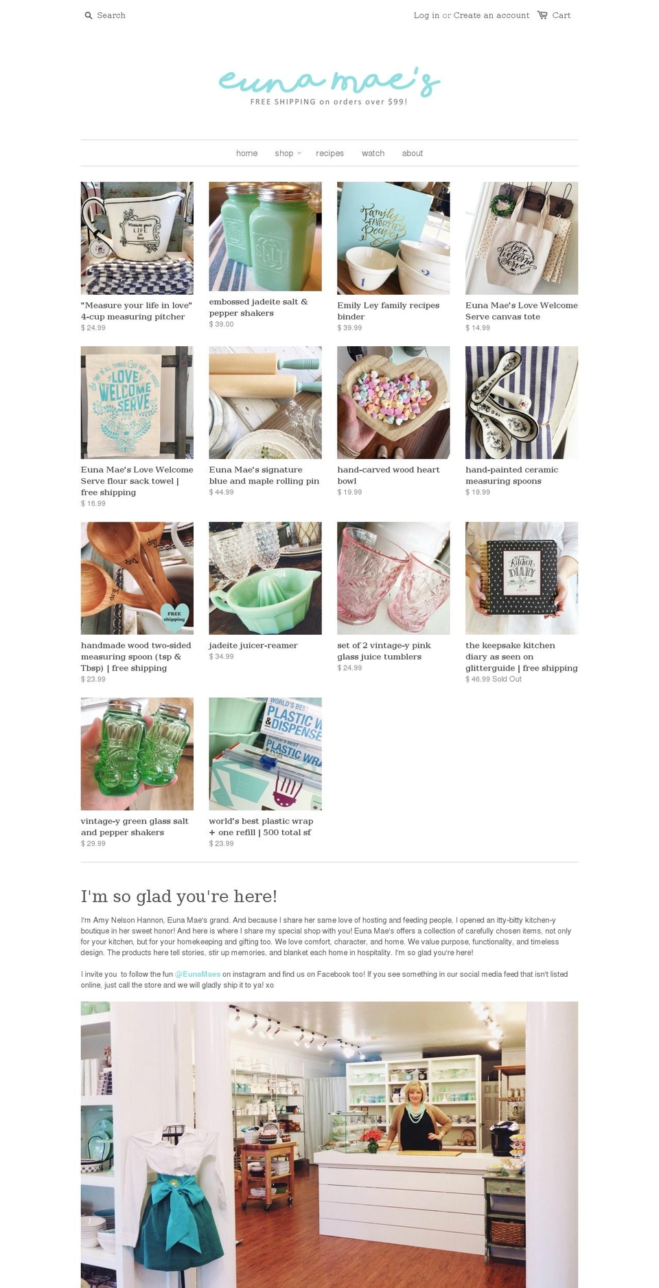 shopeunamaes.com shopify website screenshot