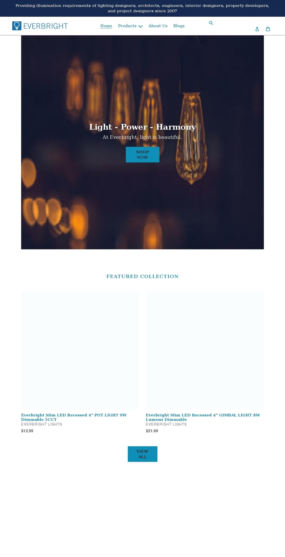 shopeverbright.com shopify website screenshot