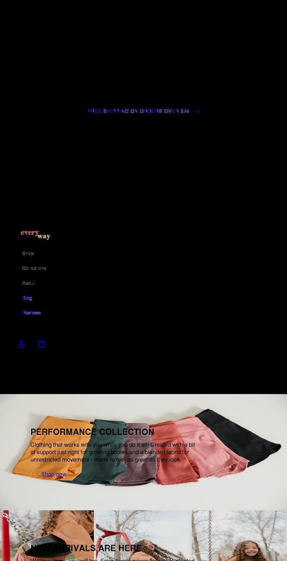 shopeveryway.com shopify website screenshot