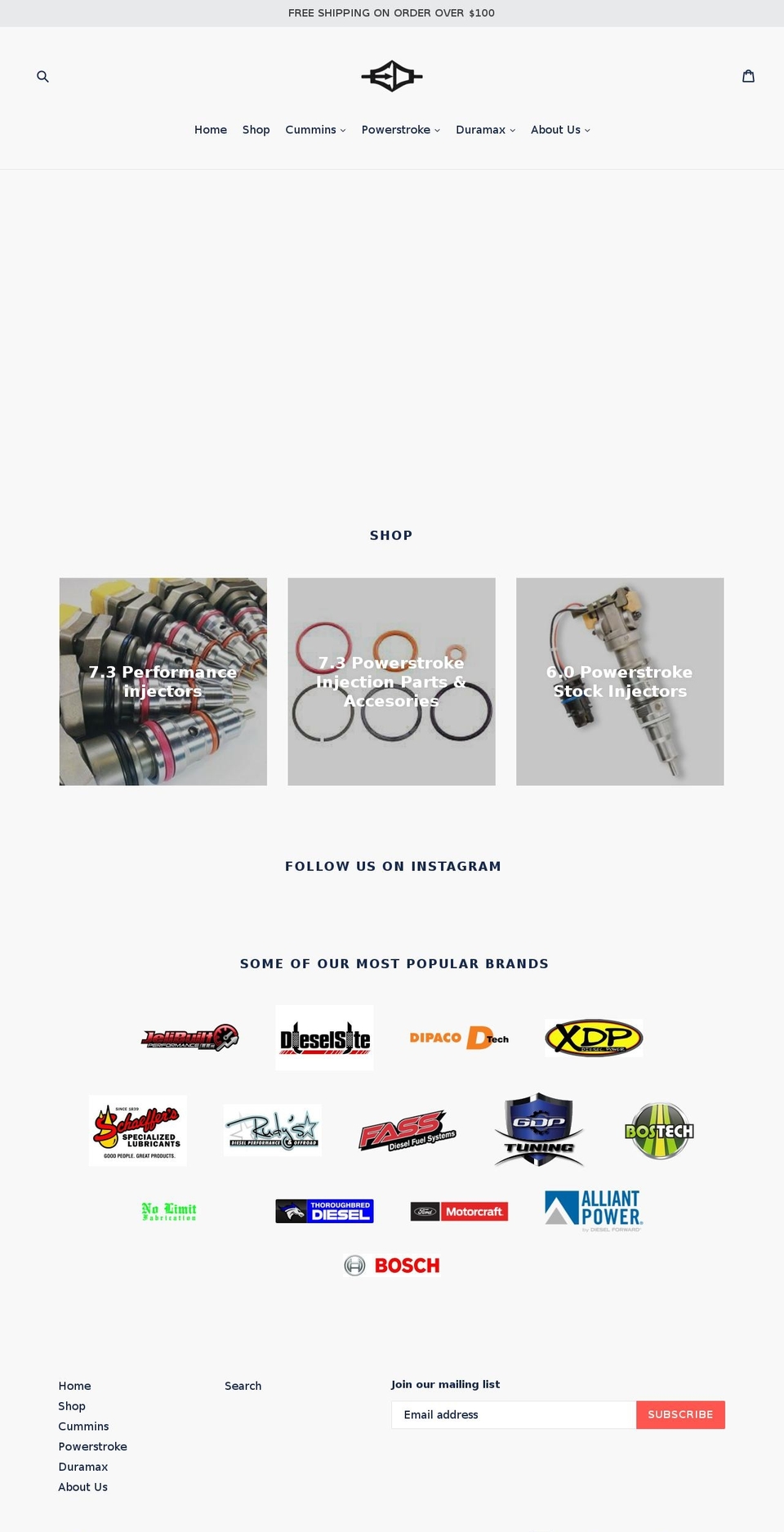 shopevildiesel.com — Shopify storefront screenshot