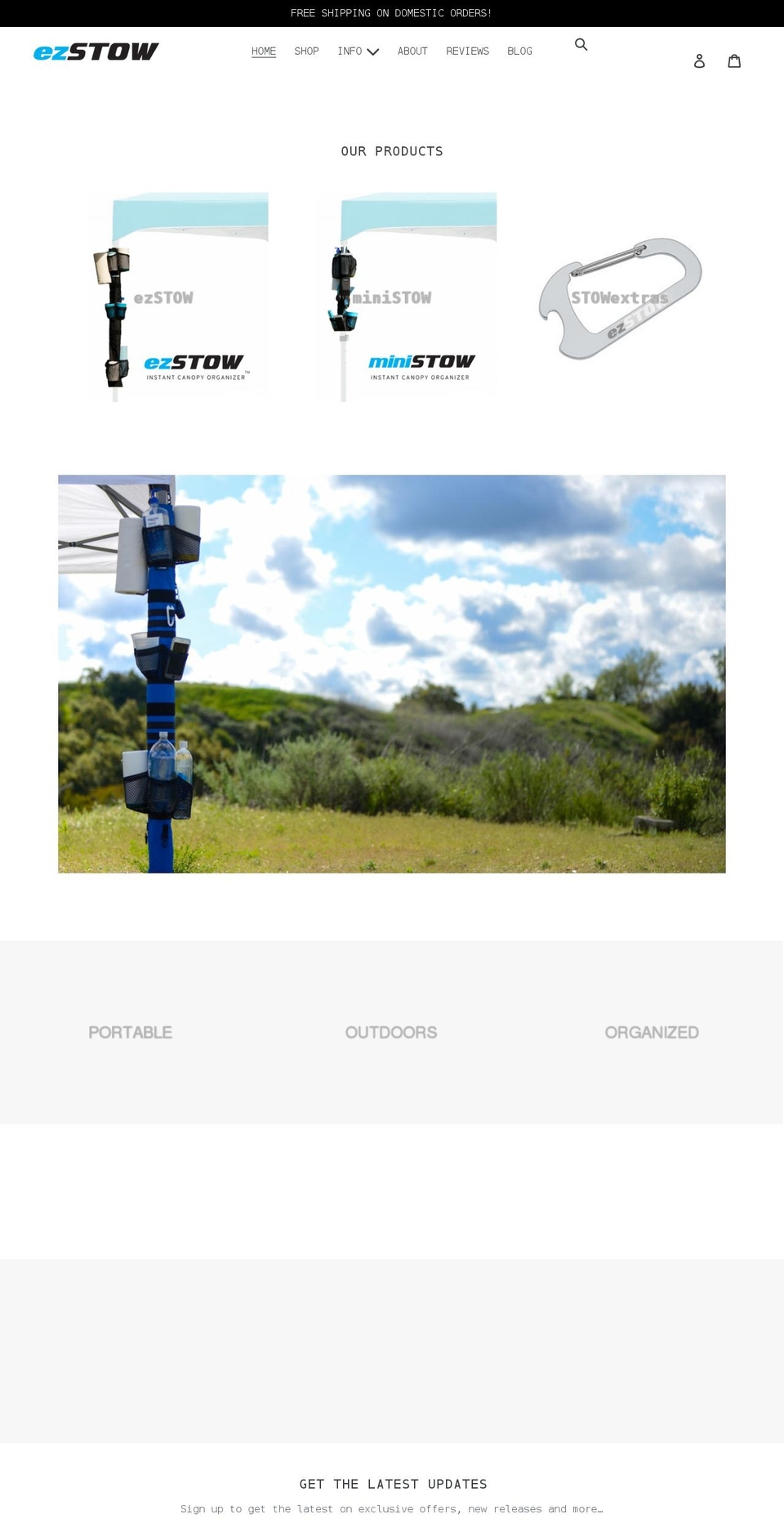 shopezstow.com shopify website screenshot