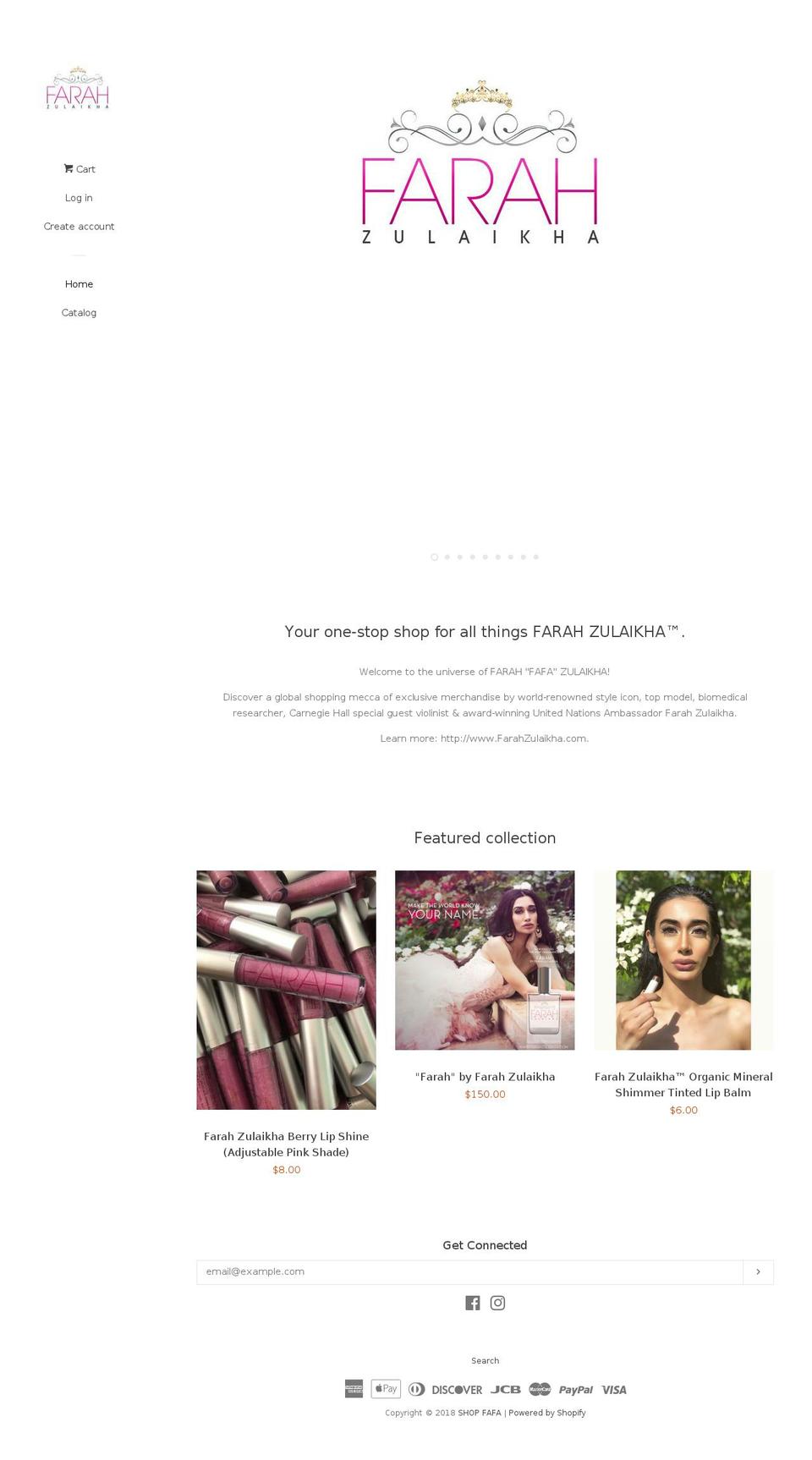 shopfafaz.com — Shopify storefront screenshot