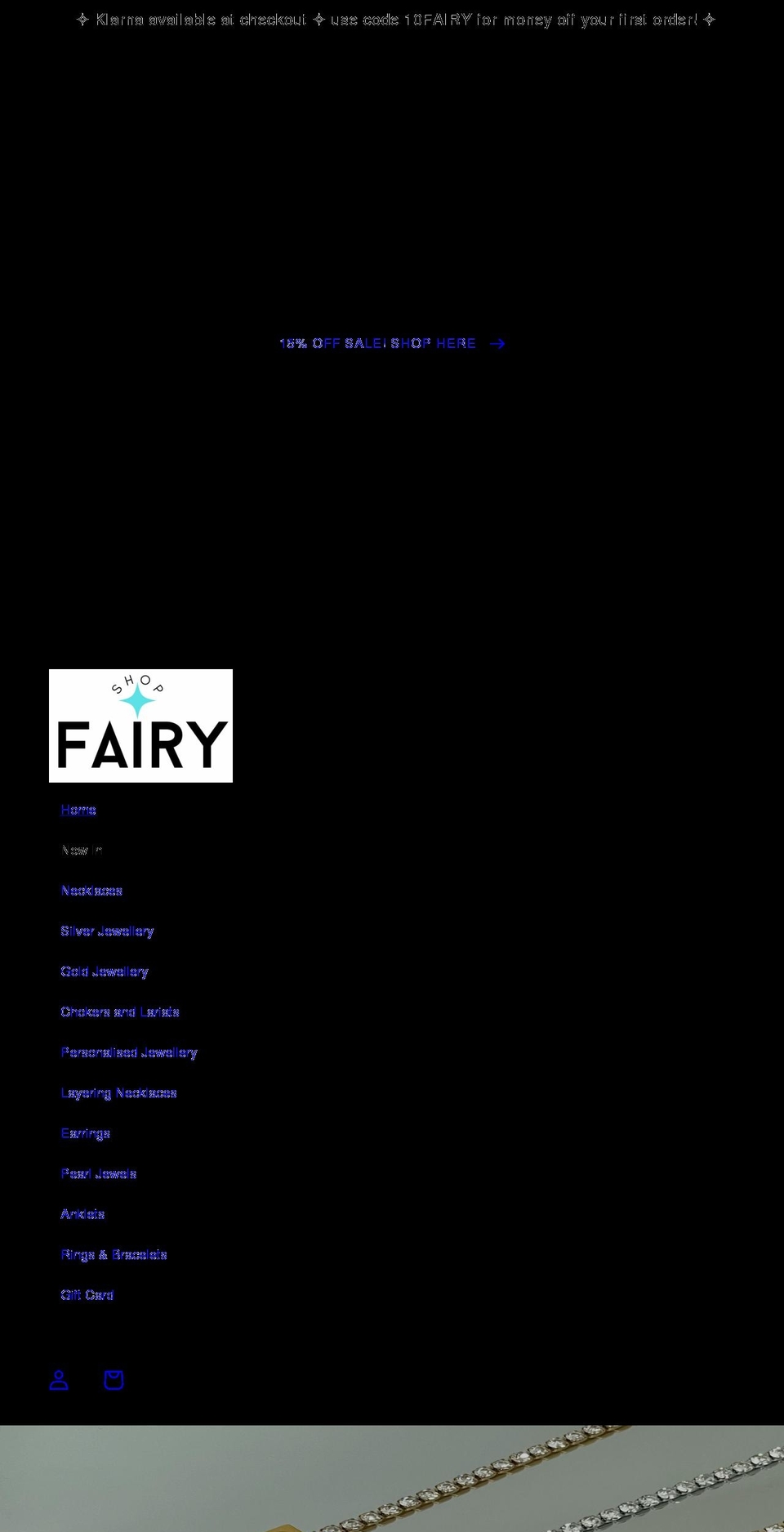shopfairy.co.uk shopify website screenshot