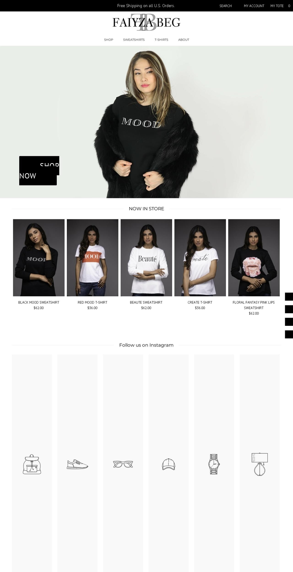 shopfaiyzabeg.com — Shopify storefront screenshot