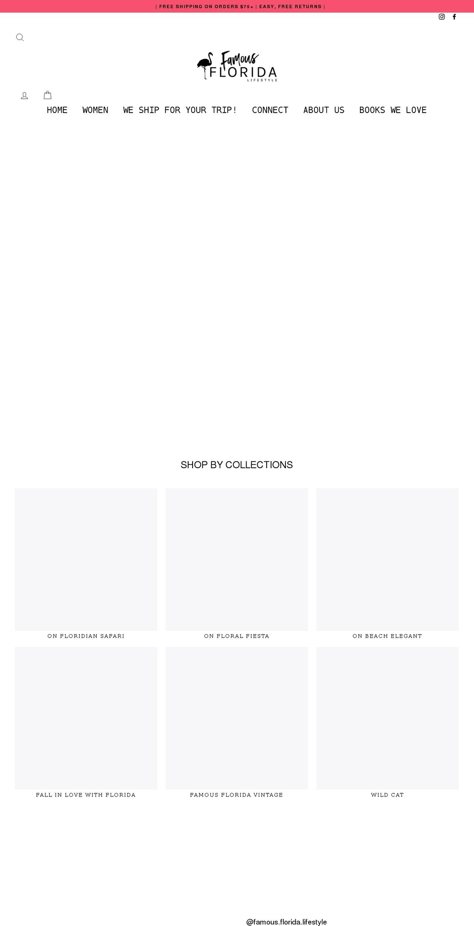 shopfamousflorida.com shopify website screenshot
