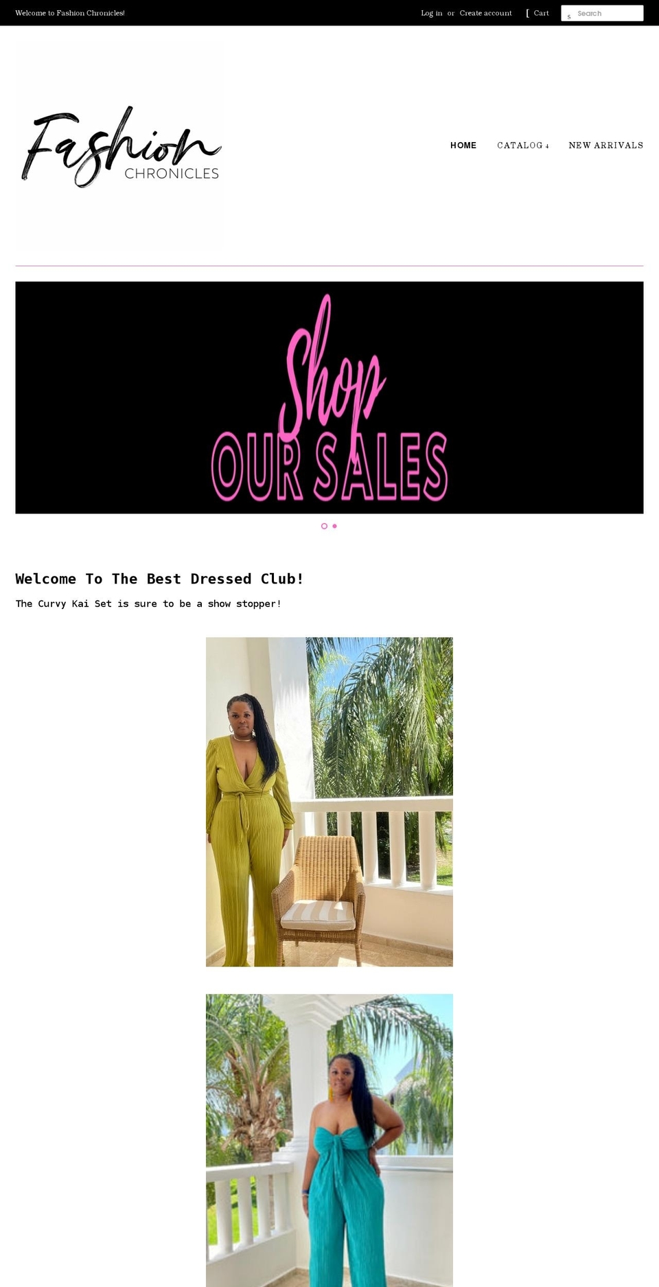 shopfashionchronicles.com shopify website screenshot