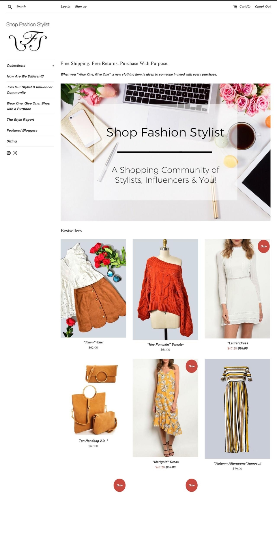 shopfashionstylist.com — Shopify storefront screenshot