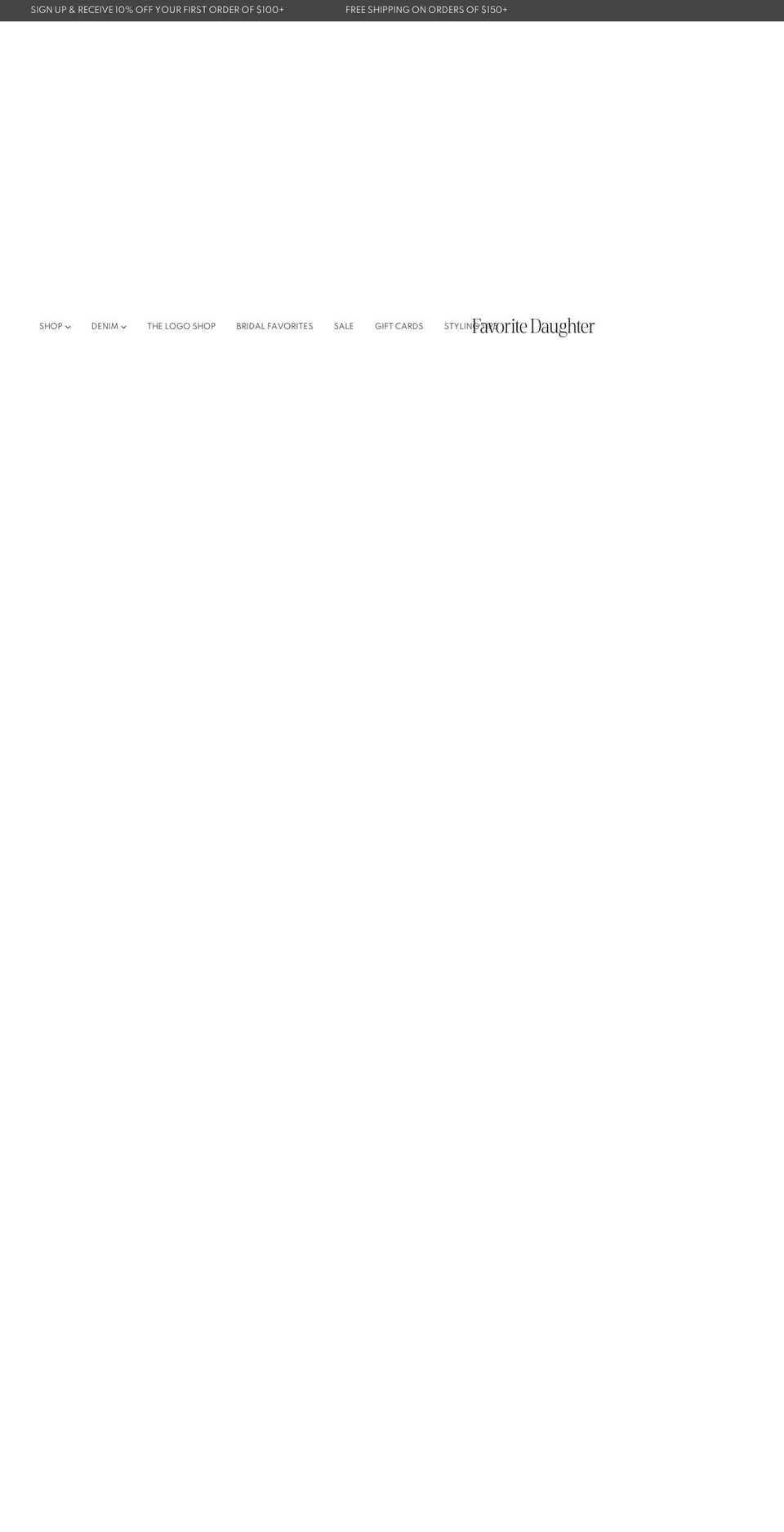 shopfavoritedaughter.com shopify website screenshot