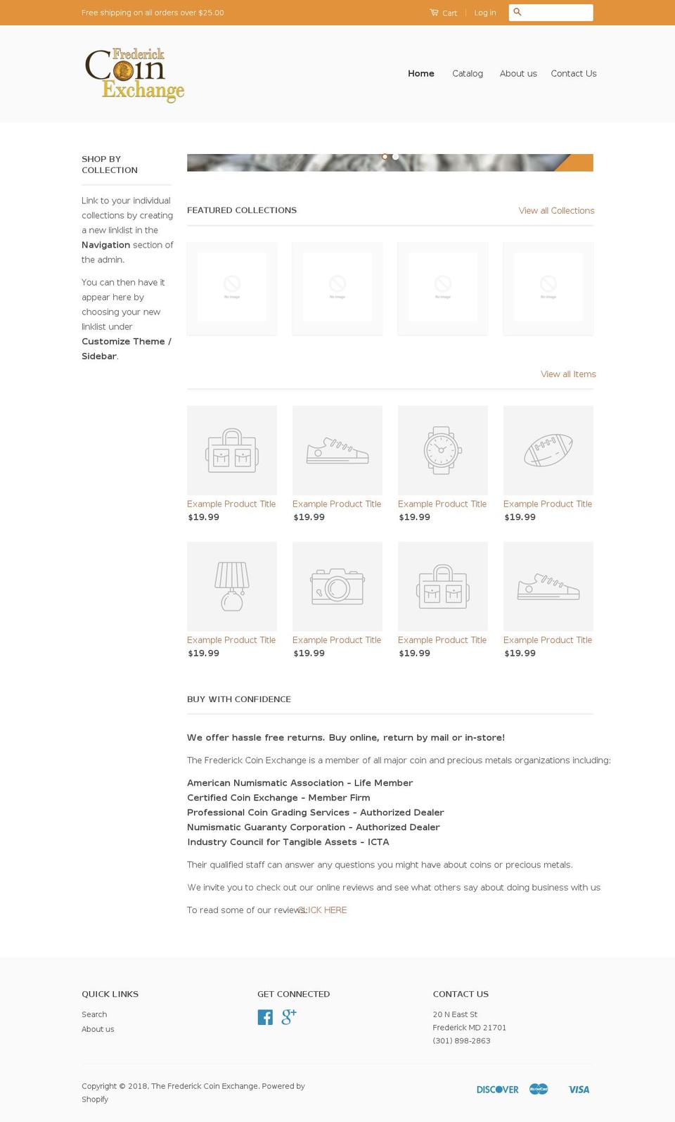 shopfce.com shopify website screenshot