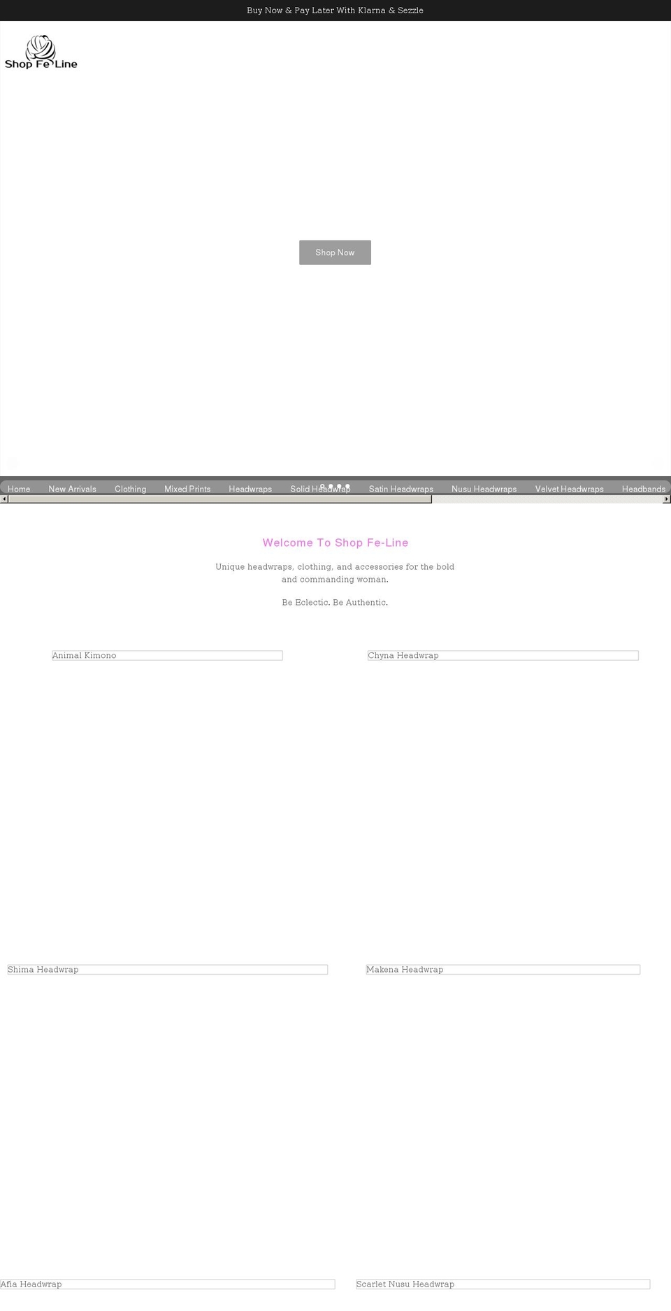shopfe-line.com shopify website screenshot