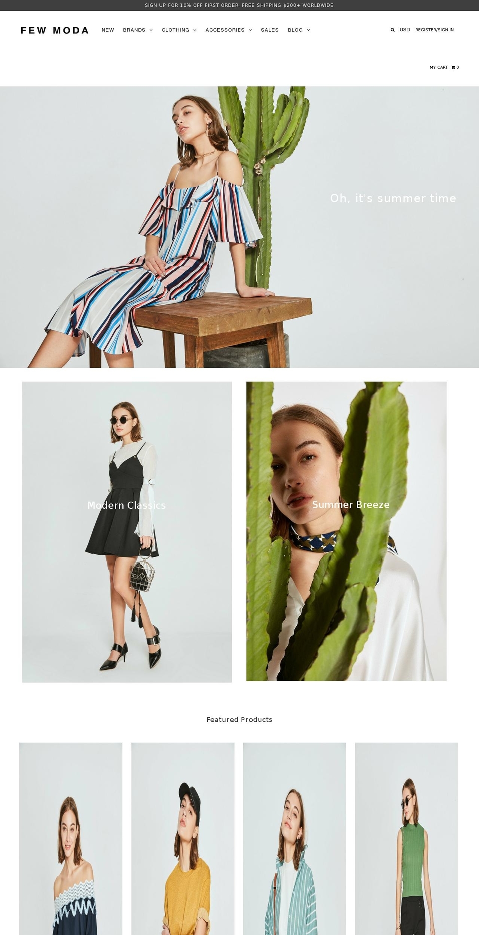 shopfewmoda.com shopify website screenshot