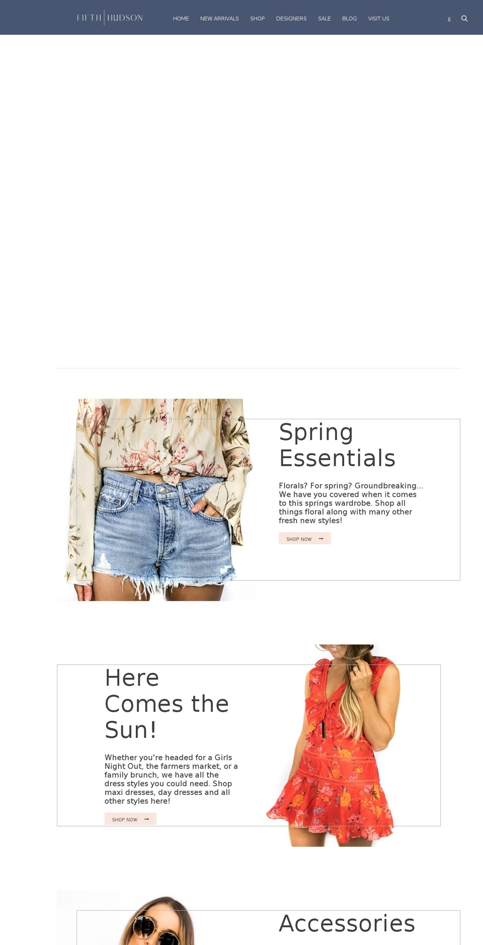 shopfifthandhudson.com — Shopify storefront screenshot