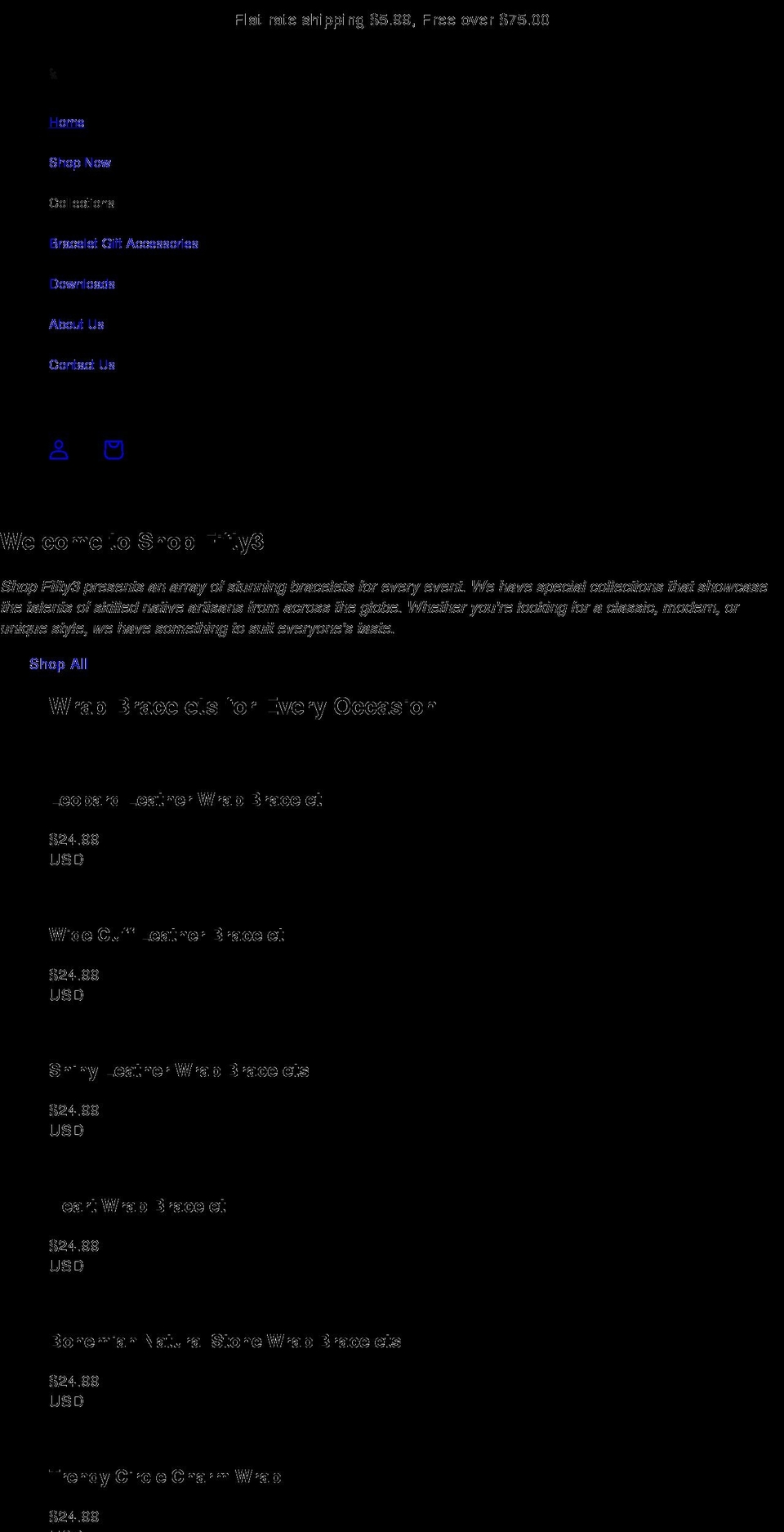 shopfifty3.com shopify website screenshot