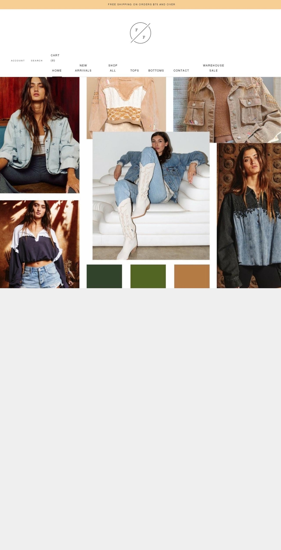 shopfigandfern.com shopify website screenshot