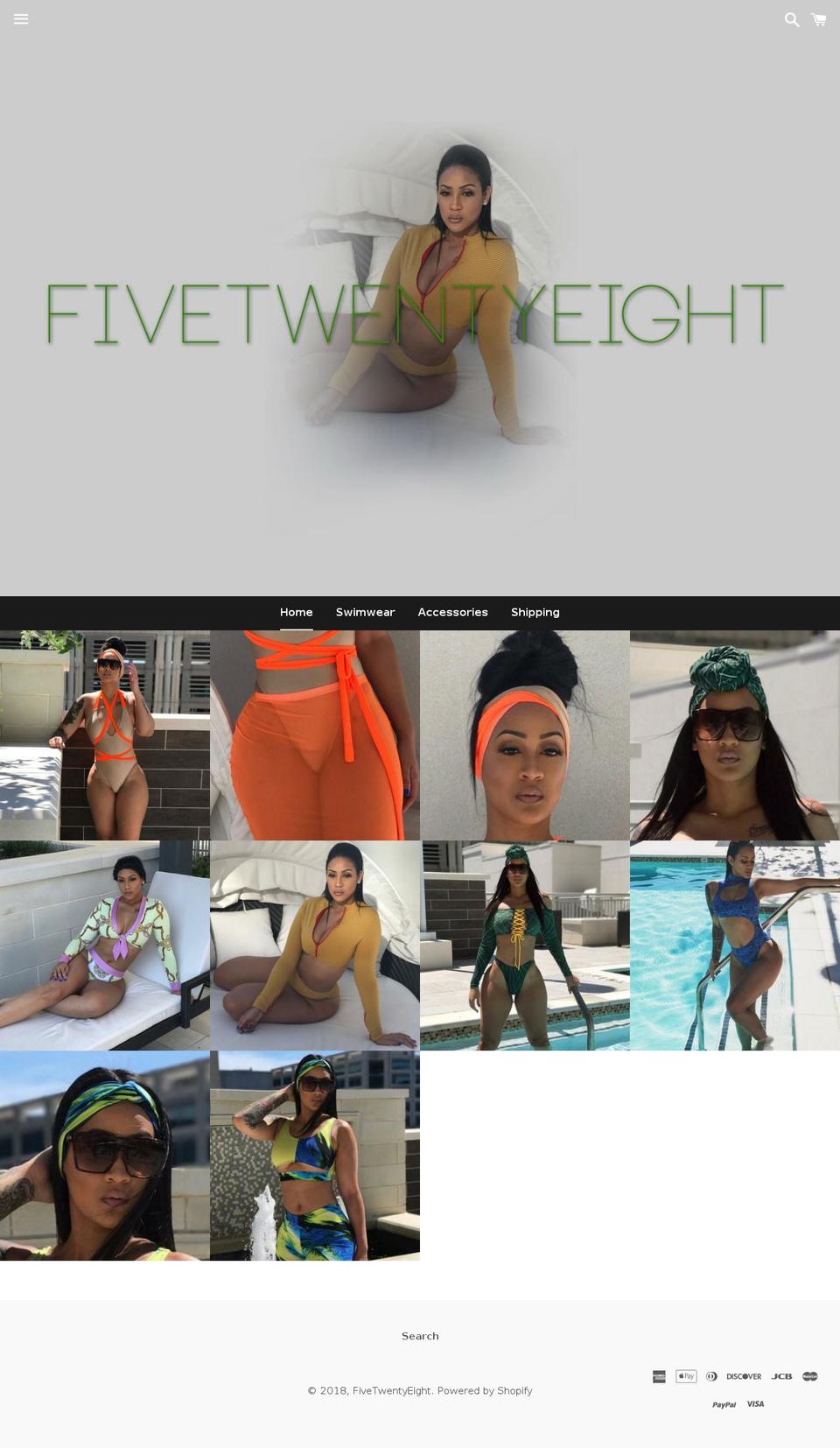 shopfive28.com — Shopify storefront screenshot