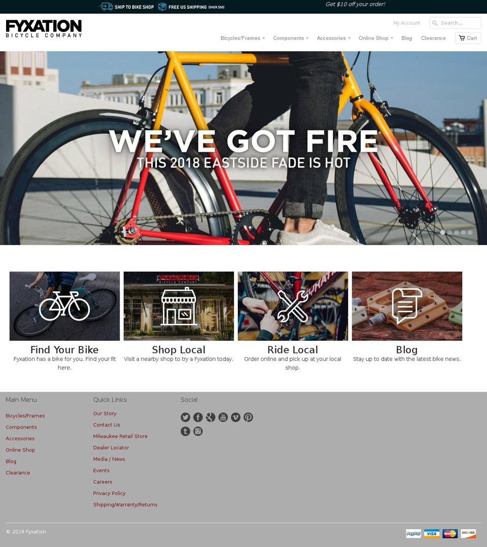 shopfixation.com — Shopify storefront screenshot