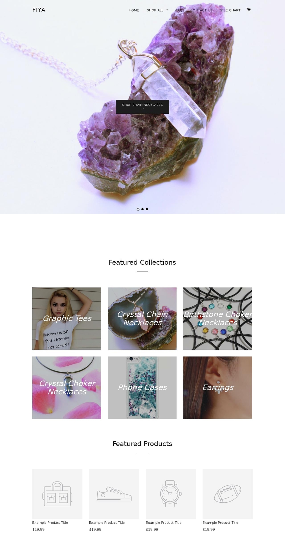 shopfiya.com shopify website screenshot