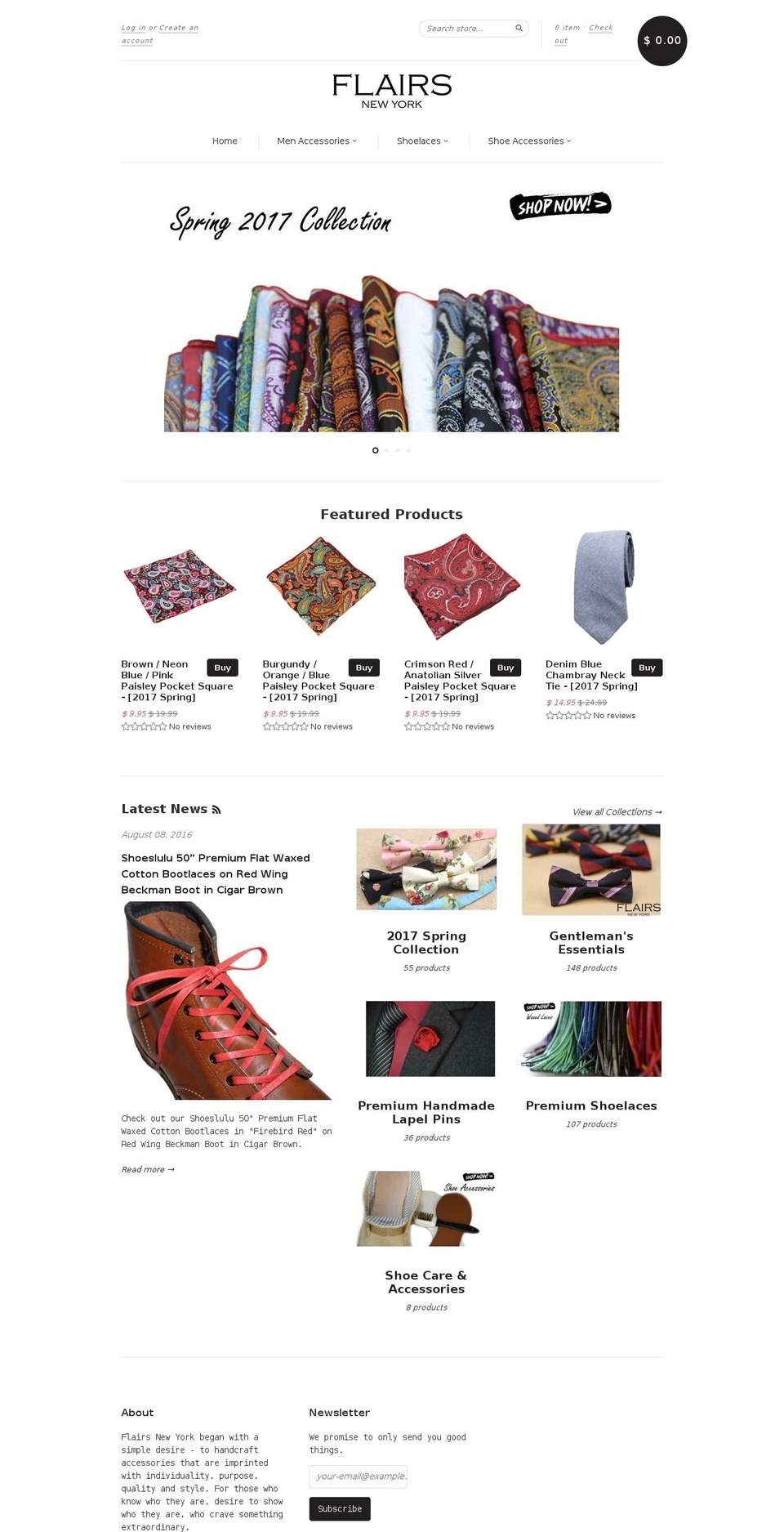 shopflairs.com shopify website screenshot