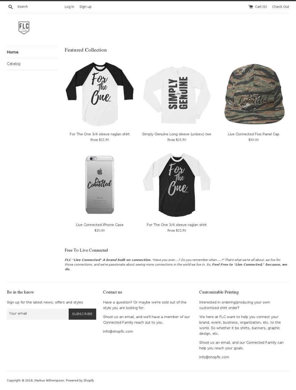 shopflc.com shopify website screenshot
