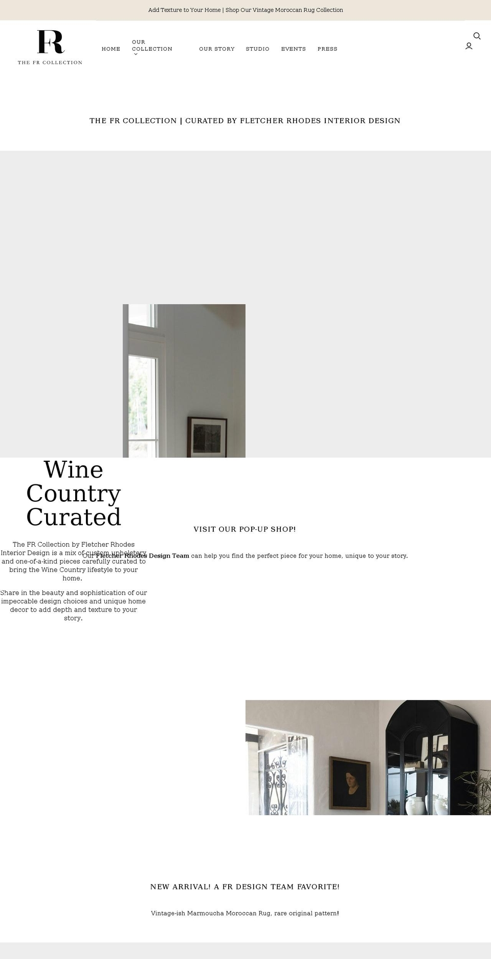 shopfletcherrhodes.com shopify website screenshot