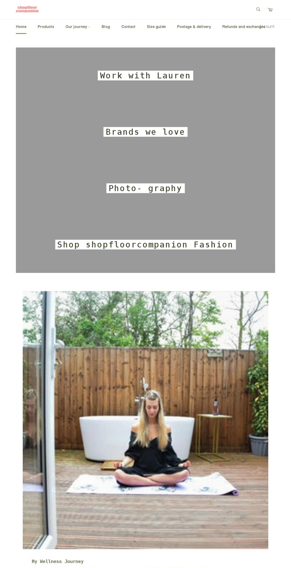 shopfloorcompanion.com shopify website screenshot