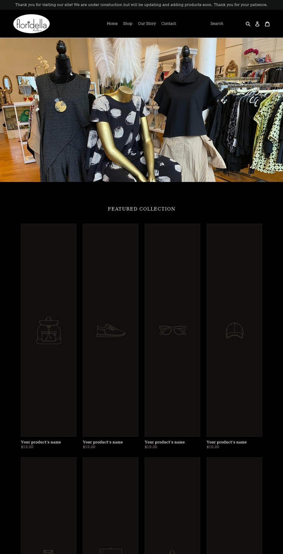 shopfloridella.com shopify website screenshot
