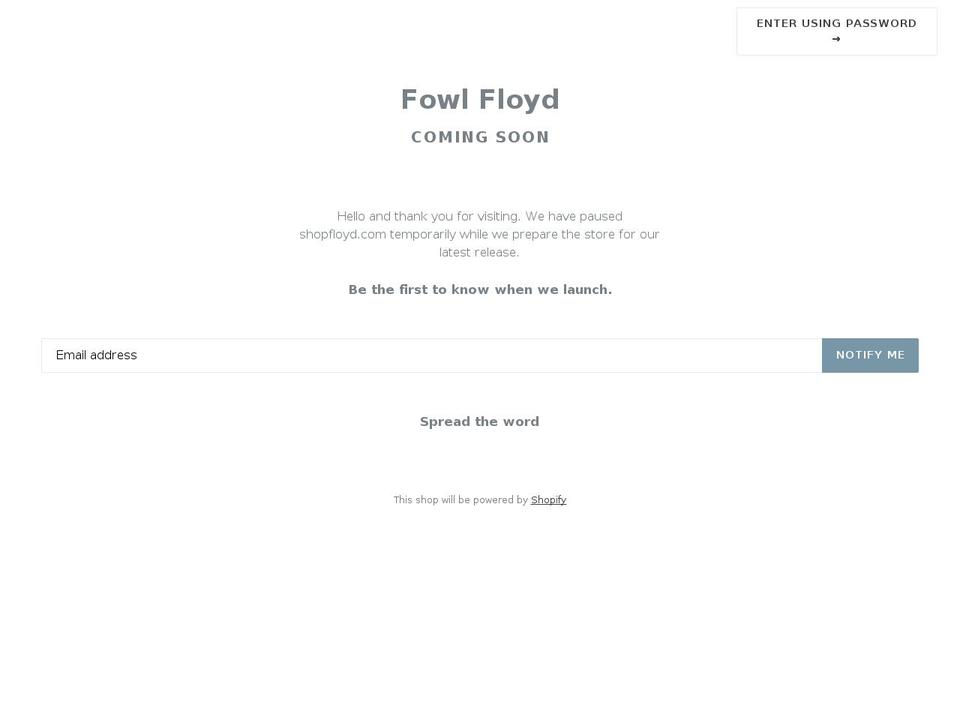 shopfloyd.com — Shopify storefront screenshot