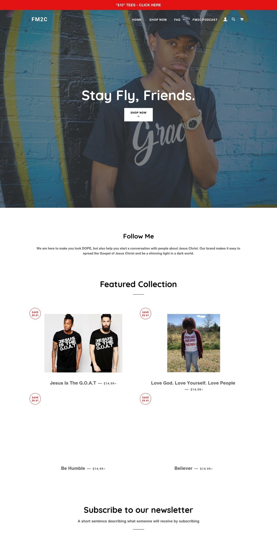 shopfm2c.com — Shopify storefront screenshot