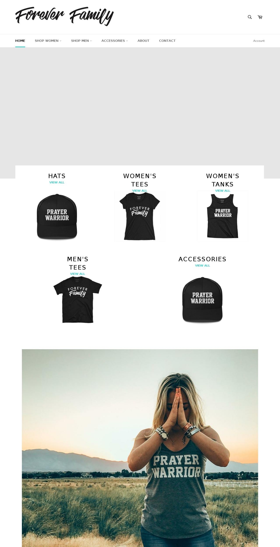 shopforeverfamily.com — Shopify storefront screenshot
